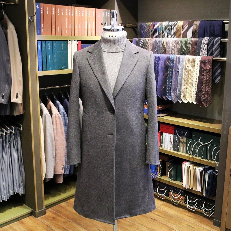 MODEL：SINGLE CHESTERFIELD COAT（LADIES）
FABRIC：Cloth Ermenegildo Zegna 