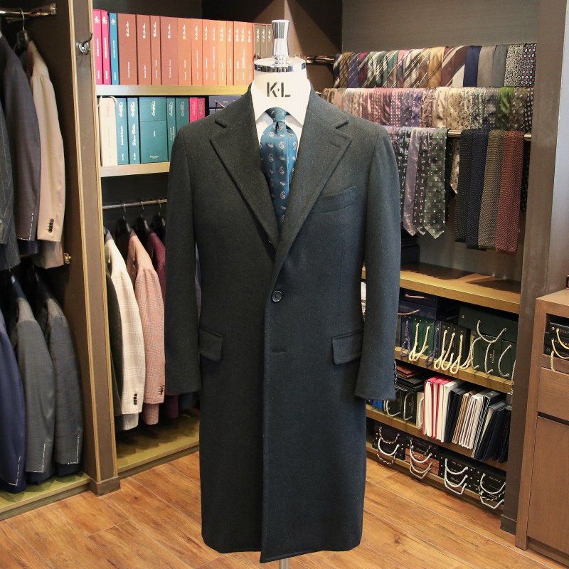 MODEL：SINGLE CHESTERFIELD COAT
FABRIC：MTR 100％CASHMERE